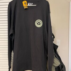 Carhartt Black Long Sleeve Men's Shirt